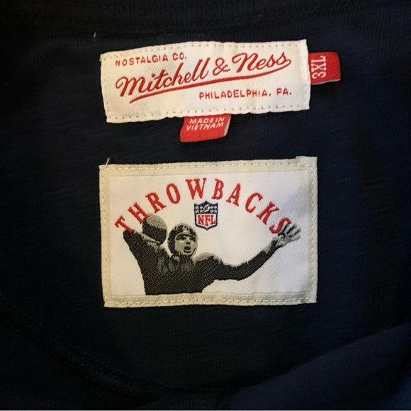 Dallas Cowboys Mitchell & Ness Throwback Shirt Sz 3XL - Picture 6 of 10